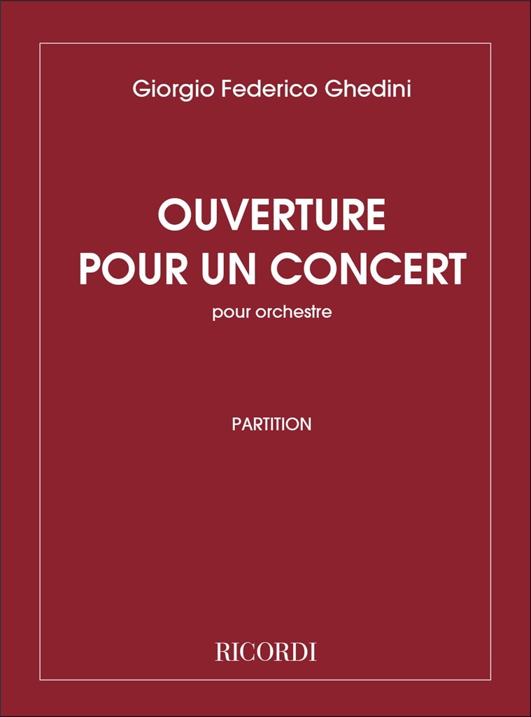 Ouverture Pour Un Concert